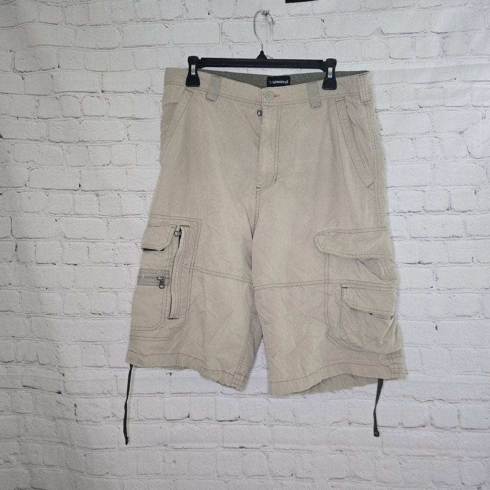 Vtg No Boundaries Cargo Shorts Mens Sz 34  Skater Streetwear Y2K Grunge Gorpcore